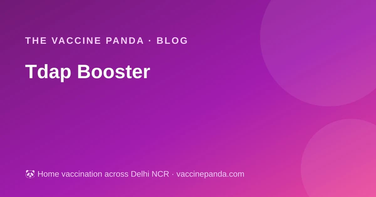 Tdap Booster