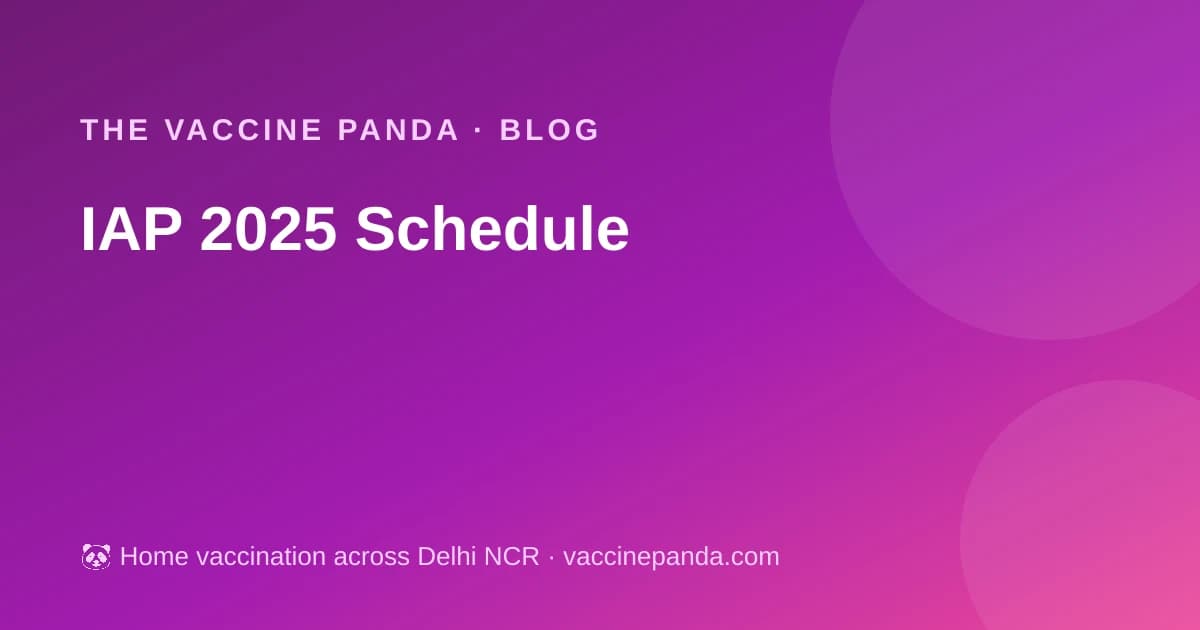 IAP 2025 Schedule
