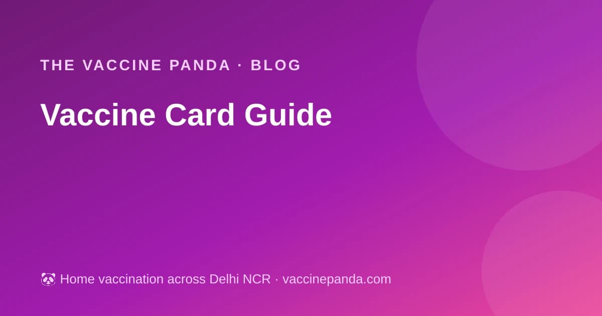 Vaccine Card Guide