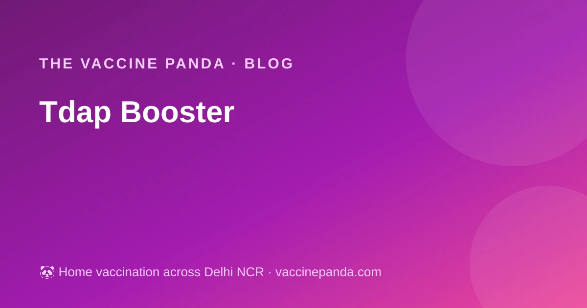 Tdap Booster